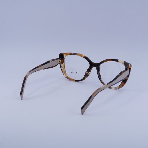 Prada PRB04V 07R1O1 Eyeglasses Havana Caramel 53mm Cat Eye Frame - Picture 10 of 11